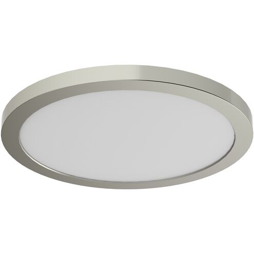 Avro 1 Light Satin Nickel (3000k) Flush Mount Ceiling Light