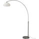 Morelli 92 inch 14 watt Black Nickel Arc Floor Lamp Portable Light