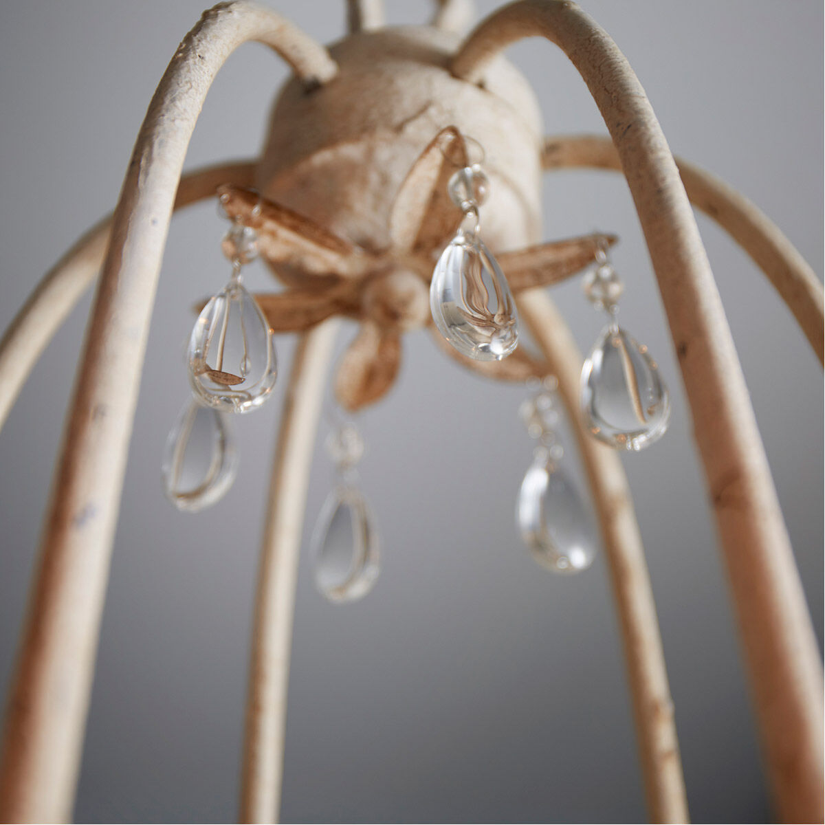 Venice 6 Light 25 inch Persian White Chandelier Ceiling Light