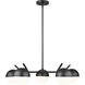 Realm Sphere 5 Light 32 inch Matte Black Chandelier Ceiling Light