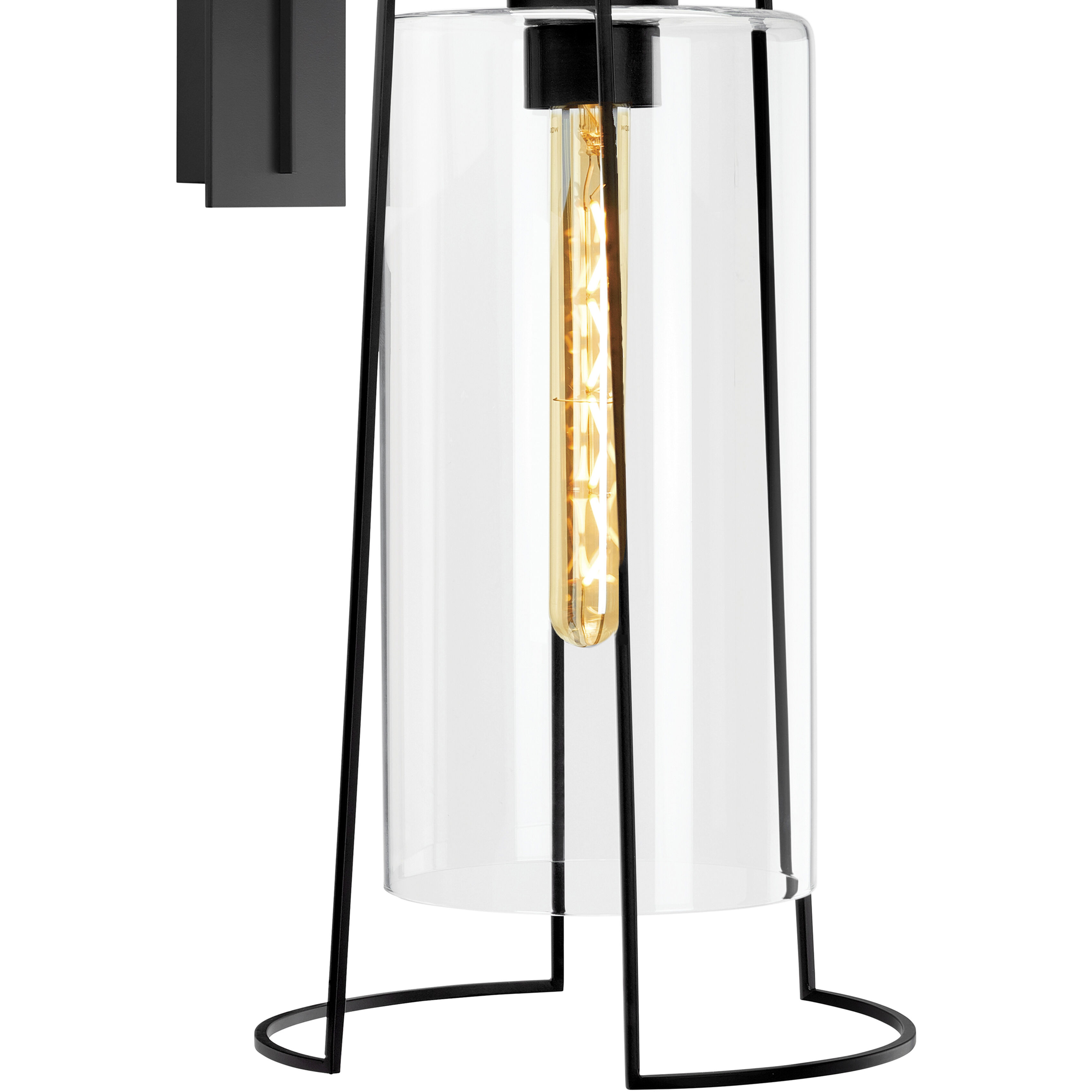 Cere 1 Light 18.5 inch Matte Black Outdoor Wall Sconce