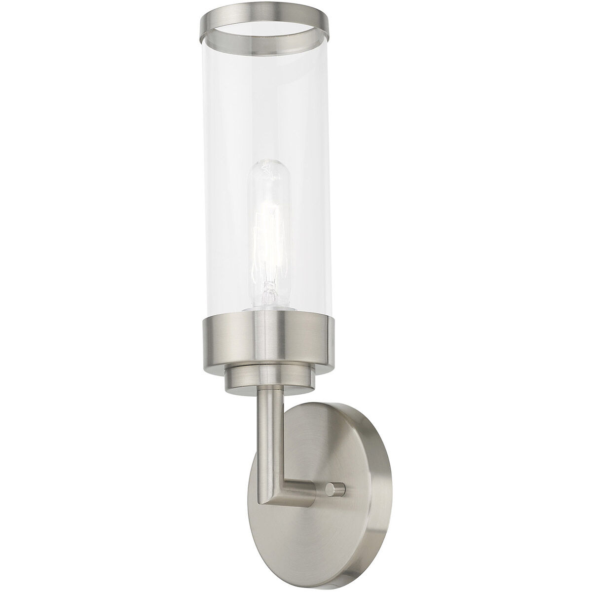 Hillcrest 1 Light 5 inch Brushed Nickel ADA ADA Wall Sconce Wall Light