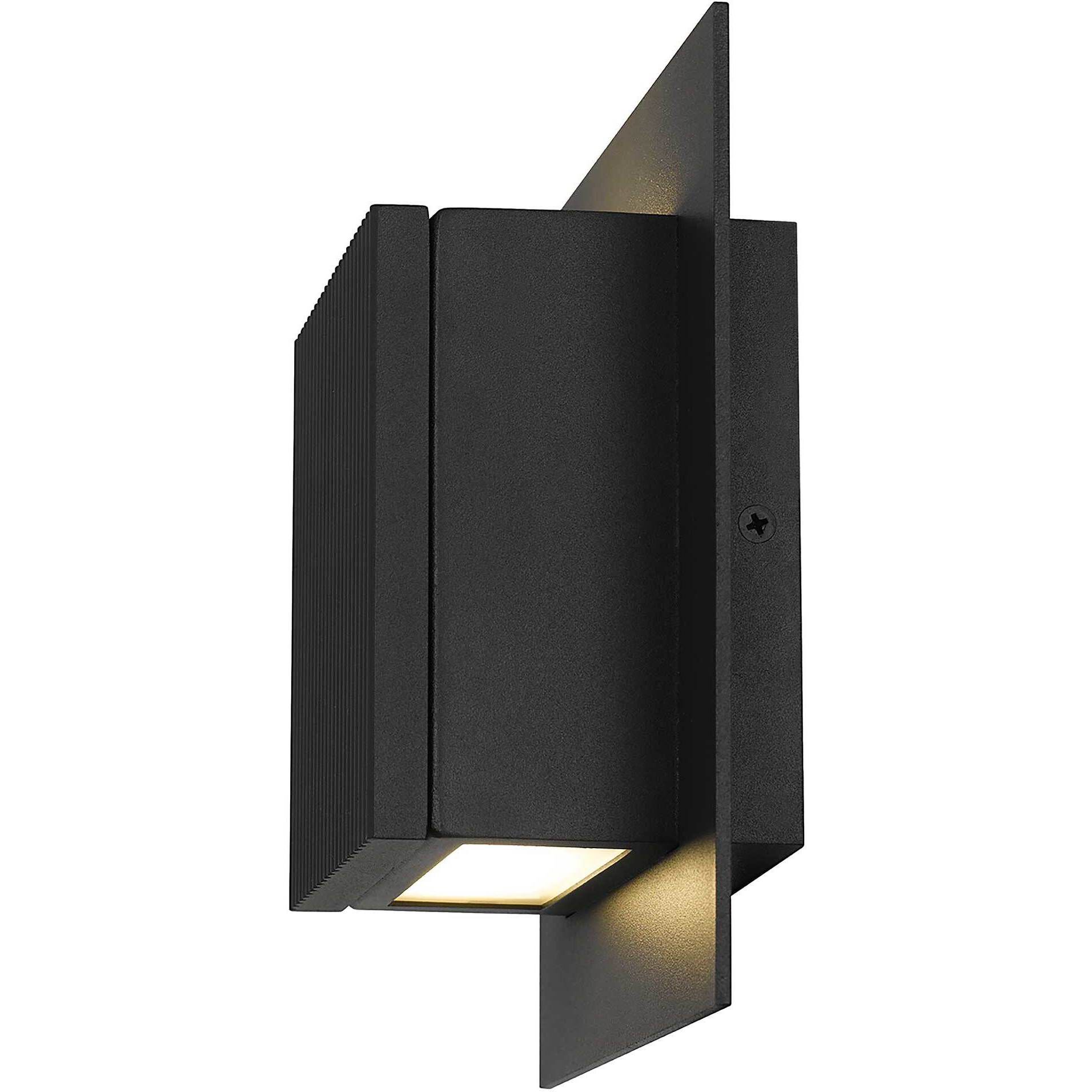 Miami LED 8 inch Sand Black Outdoor Wall Sconce