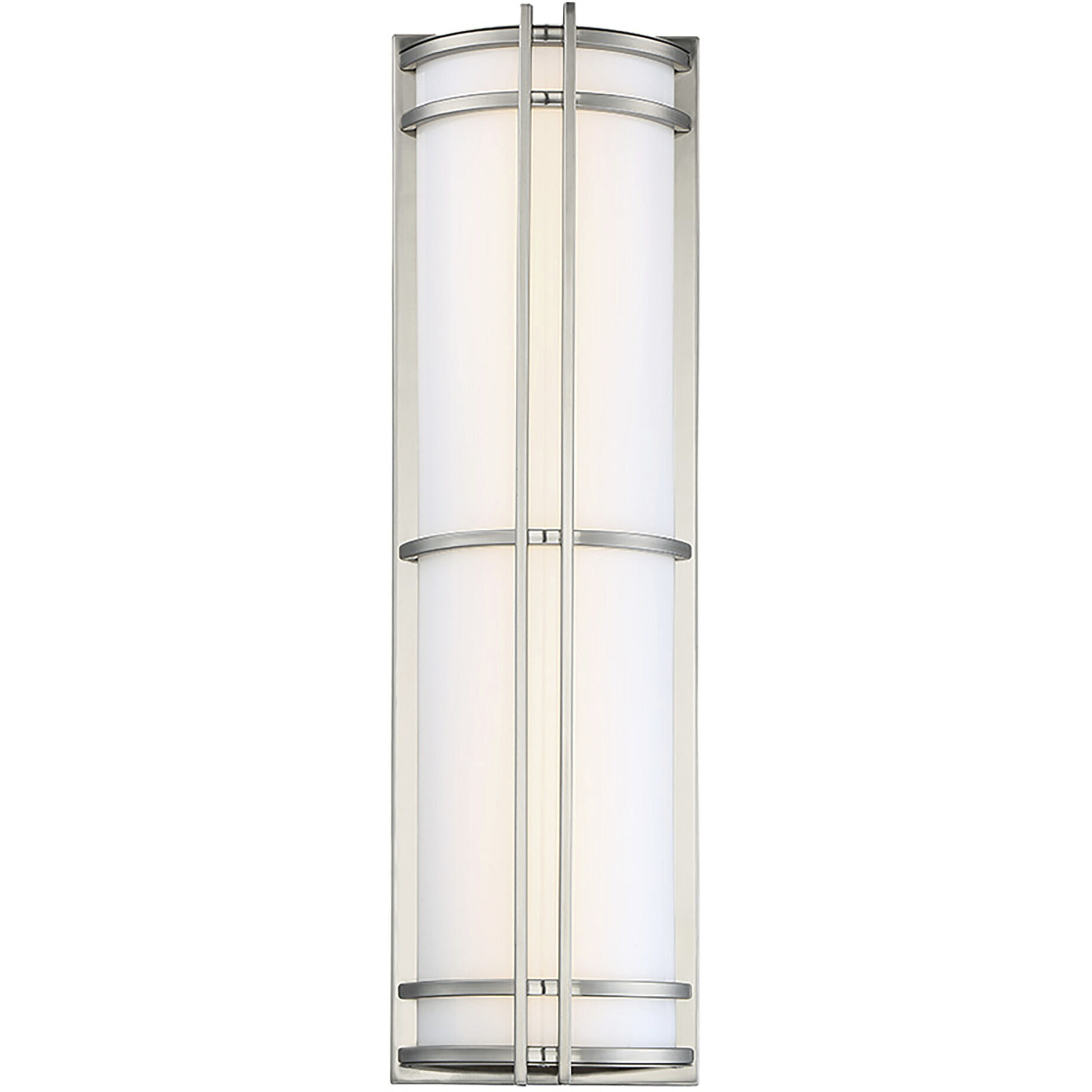 Skyscraper LED 27 inch Stainless Steel Outdoor Wall Light in 2700K, 27in.