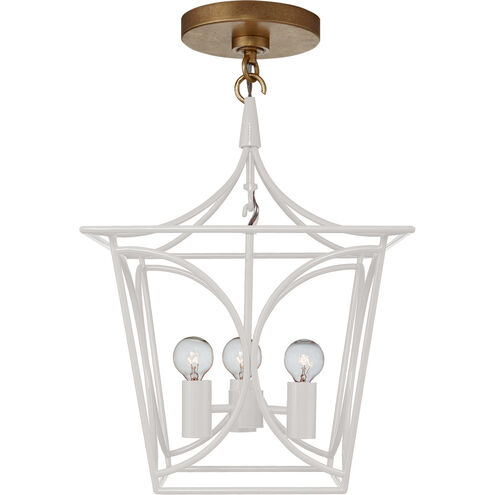 kate spade new york Cavanagh 4 Light 11.5 inch Light Cream Lantern Pendant Ceiling Light in Light Cream and Gild