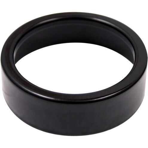 Aurora 3 inch Black Surface Mount Collar