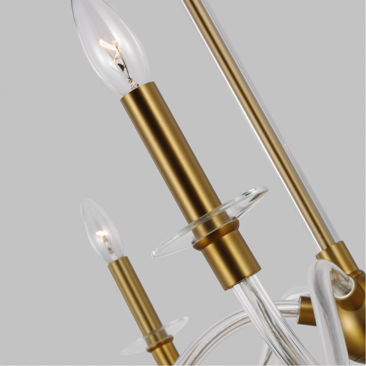 C&M by Chapman & Myers Hanover 5 Light 31.88 inch Burnished Brass Chandelier Ceiling Light