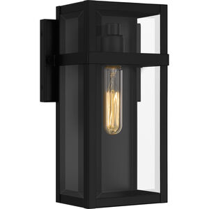 Vanessa 1 Light 7.5 inch Matte Black Outdoor Lantern, Medium