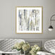 Visionaire Multi and Turquoise and Yellow and White Framed Art
