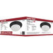 Brentwood LED 11.75 inch Matte Black Flush Mount Ceiling Light