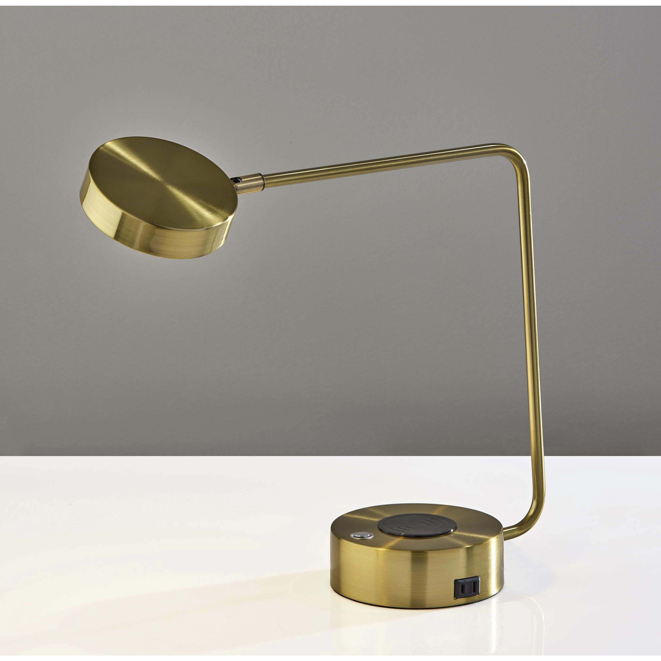 Viper 15 inch 9.00 watt Antique Brass Supercharger Desk Lamp Portable Light