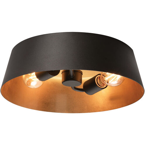 Lyric 2 Light 14 inch Gold Flush Mount Ceiling Light