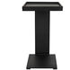 Ledge 24.5 X 18.5 inch Matte Black Side Table