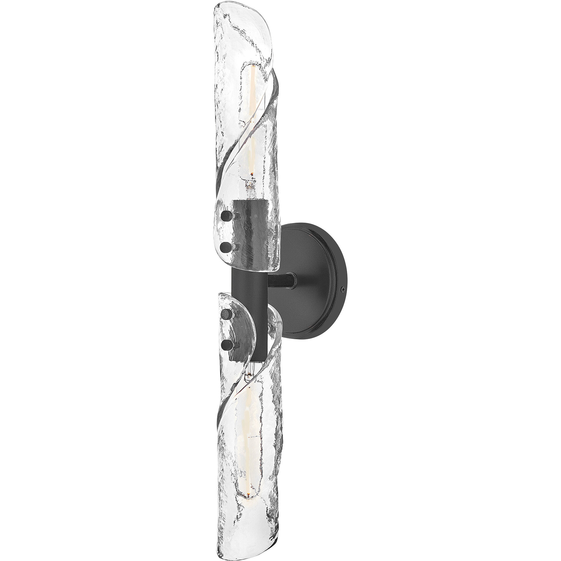 Capri Wall Mount Bath Wall Light in Black