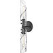 Capri Wall Mount Bath Wall Light in Black