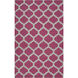Frontier 96 X 60 inch Dark Purple, Medium Gray Rug