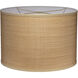 Drum Natural Raffia 16.5 inch Shade in Classic, Classic