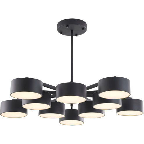 Canada LED 38 inch Black LED Chandelier Ceiling Light