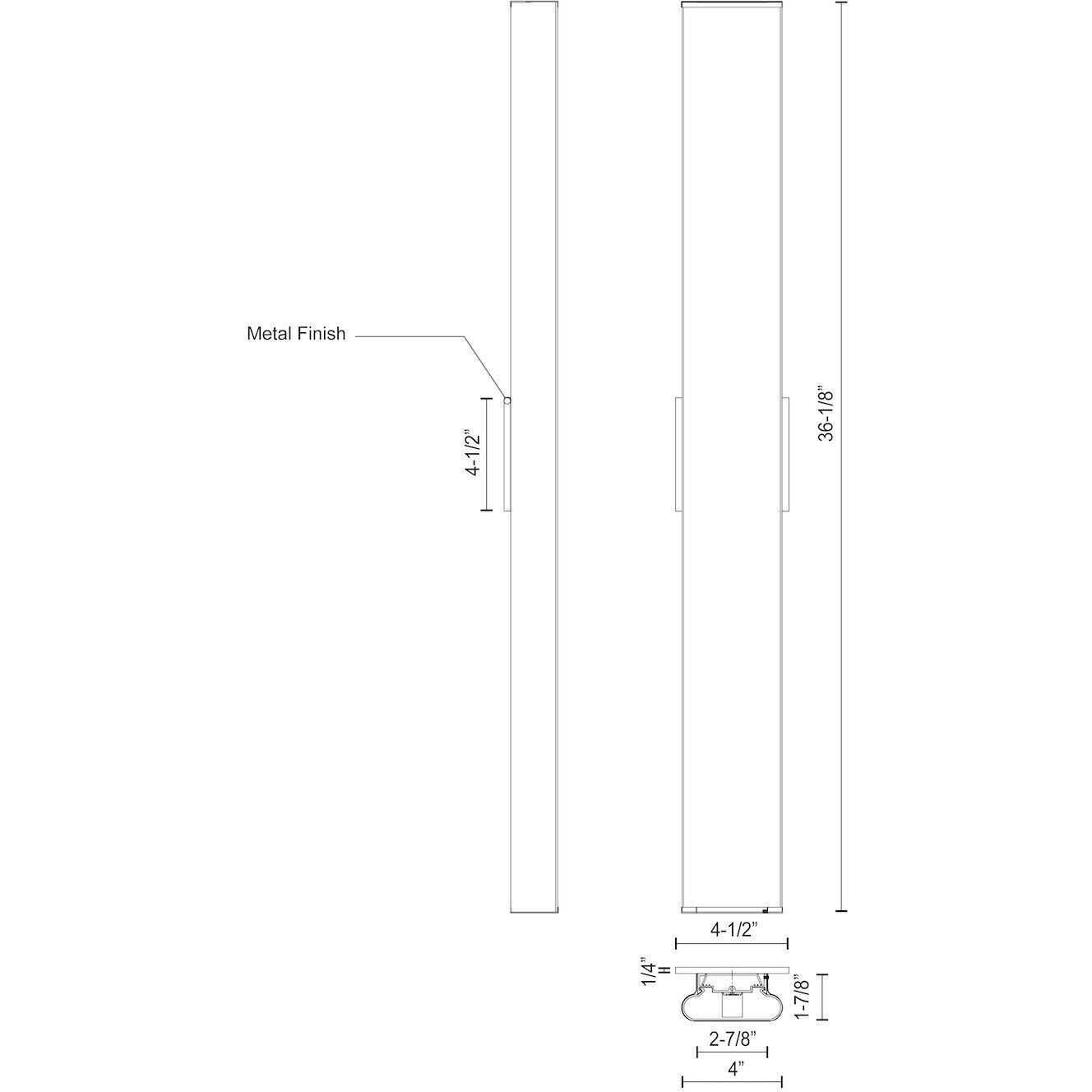 Ferguson Bath Vanity Light Wall Light in Chrome