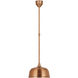 Thomas O'Brien Academy Barn Light LED 12.5 inch Soft Copper Rockhouse Pendant