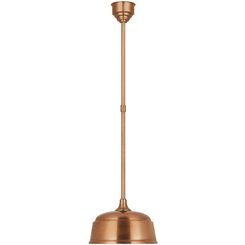 Thomas O'Brien Academy Barn Light LED 12.5 inch Soft Copper Rockhouse Pendant