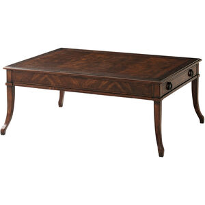 Brooksby 45 X 33 inch Cerejeira and Mahogany Cocktail Table