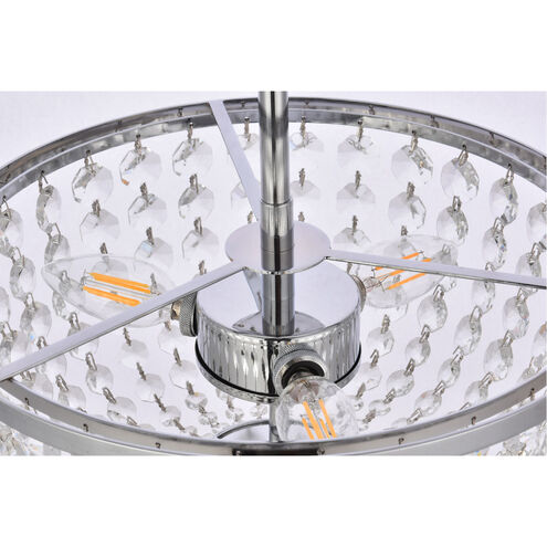 Gianna 3 Light 13 inch Chrome Pendant Ceiling Light