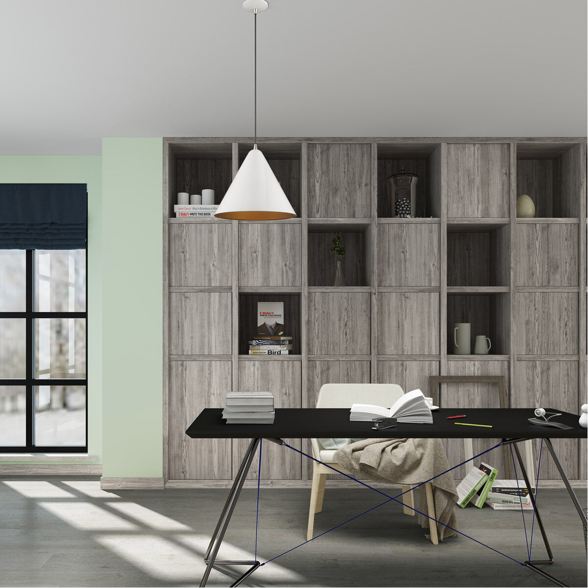 Allison 1 Light 14 inch Shiny White Mini Pendant Ceiling Light