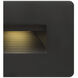 Luna 12v 3.80 watt Satin Black Landscape Step Light, Horizontal