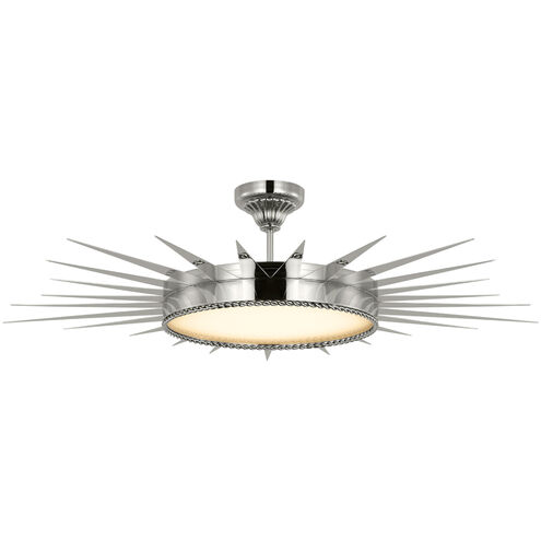 Suzanne Kasler Soleil LED 44.5 inch Polished Nickel Semi-Flush Mount Ceiling Light