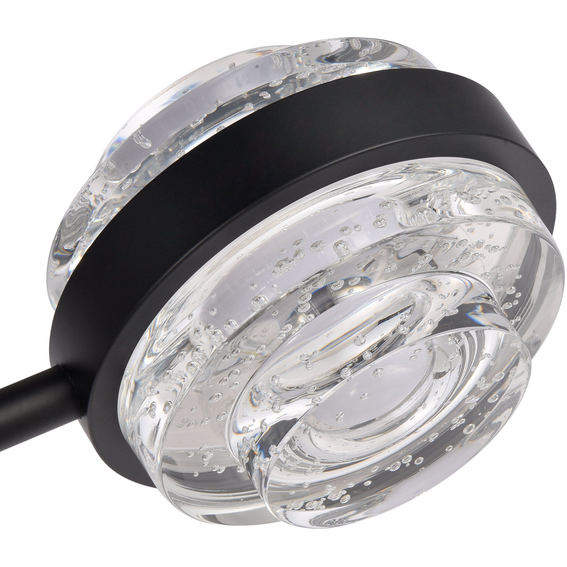 Milano Series 17 inch Black Chandelier Ceiling Light, Artisan Collection