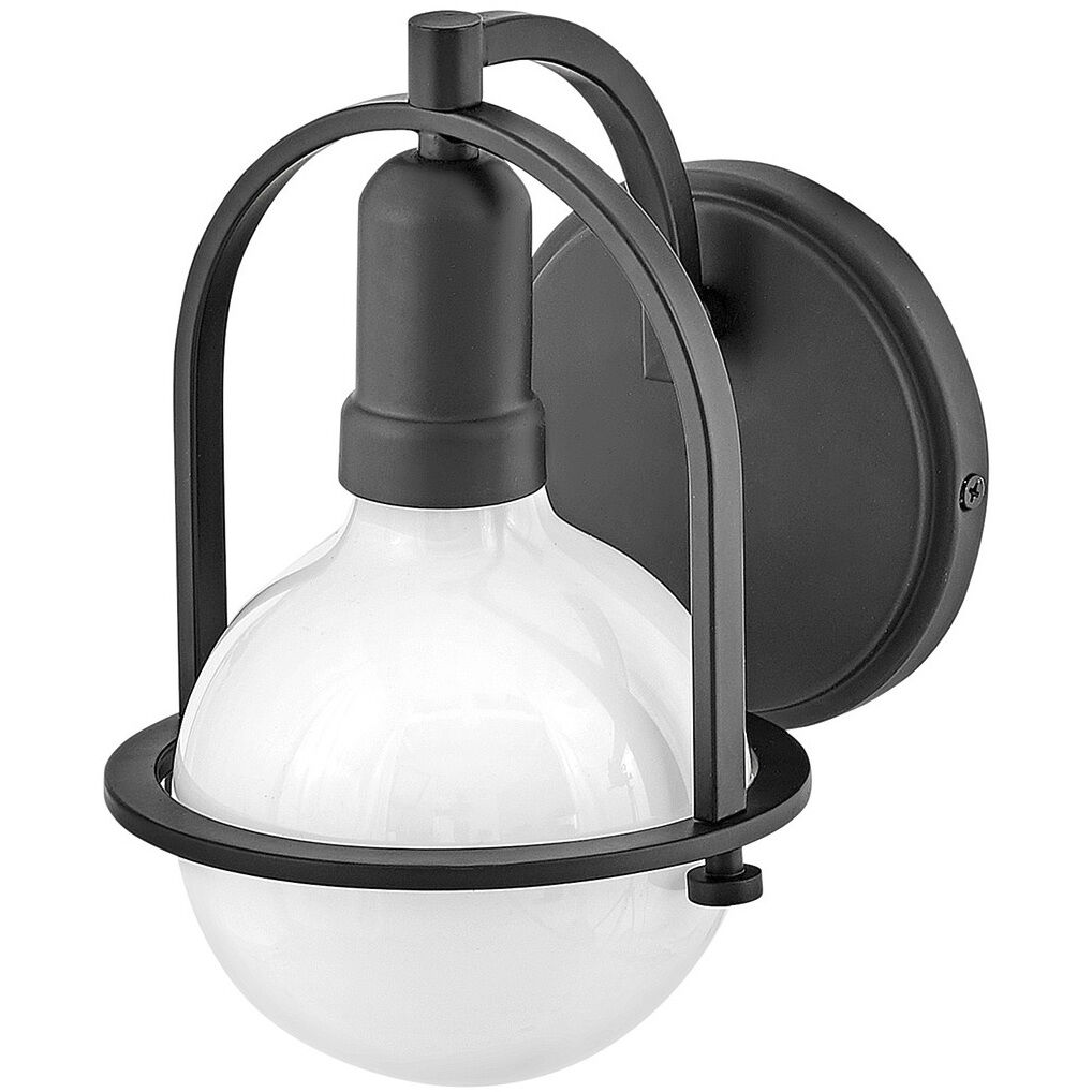 Somerset 1 Light 7.5 inch Black Vanity Light Wall Light