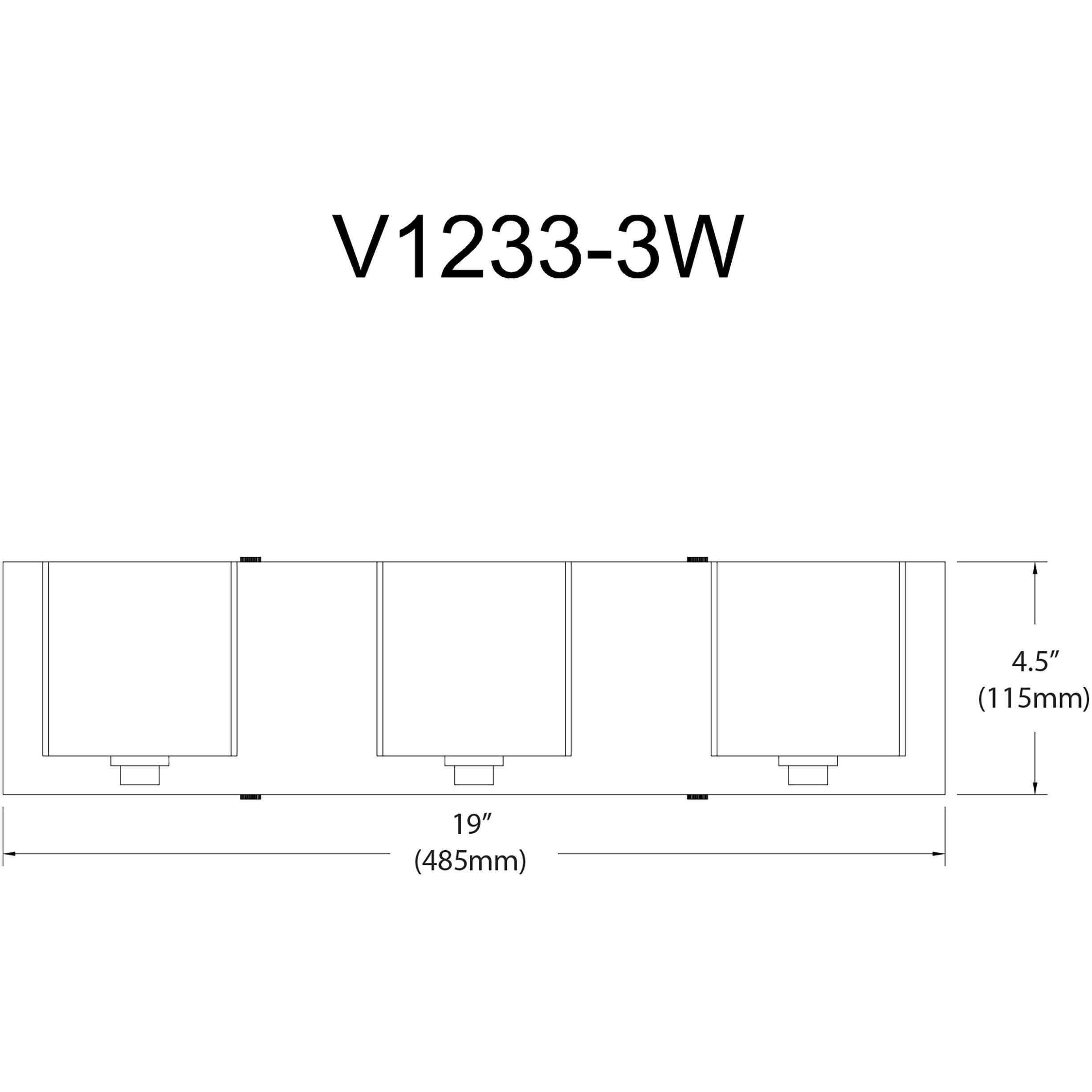 Verona LED 19 inch Polished Chrome Vanity Light Wall Light