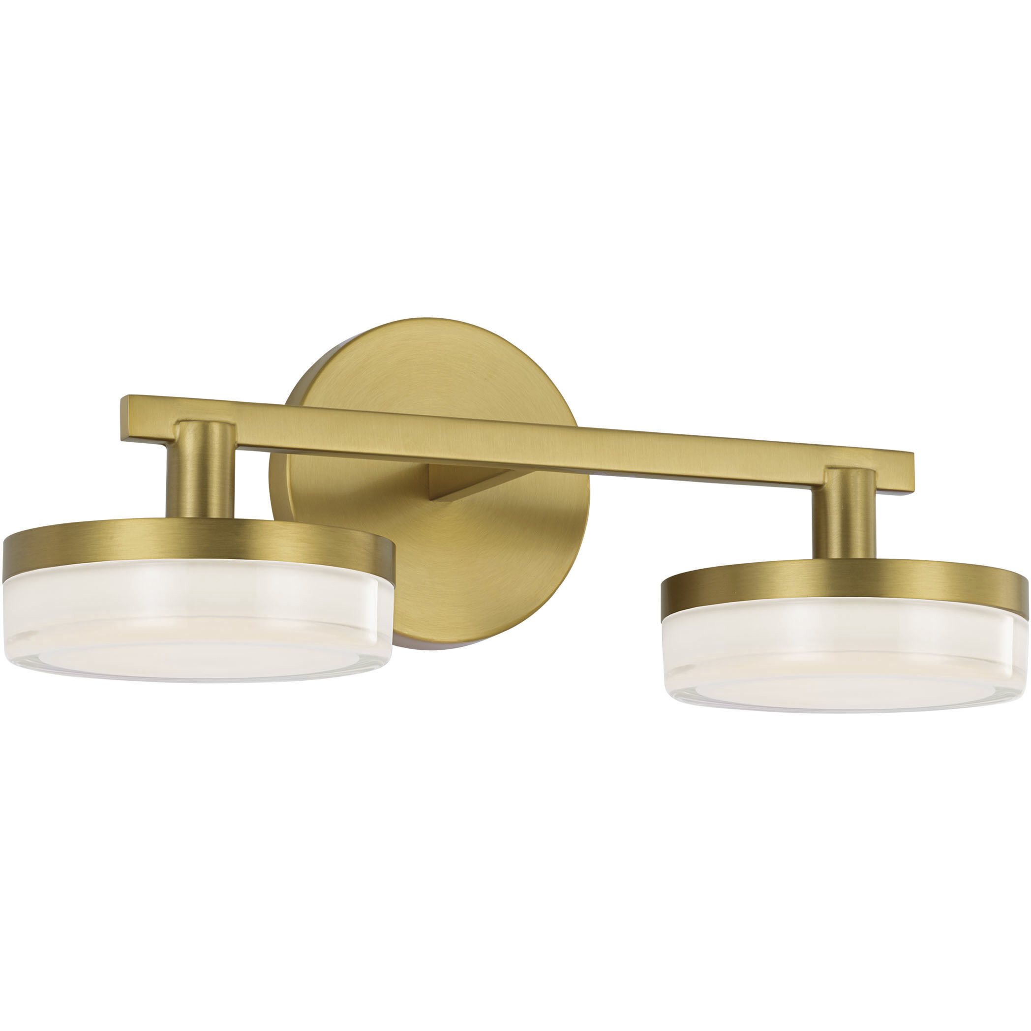 Sean Lavin Khan LED 14 inch Burnished Brass Bath Vanity Wall Light