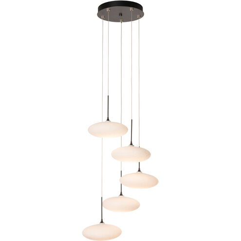 Clouds 5 Light 19.8 inch Vintage Platinum Pendant Ceiling Light
