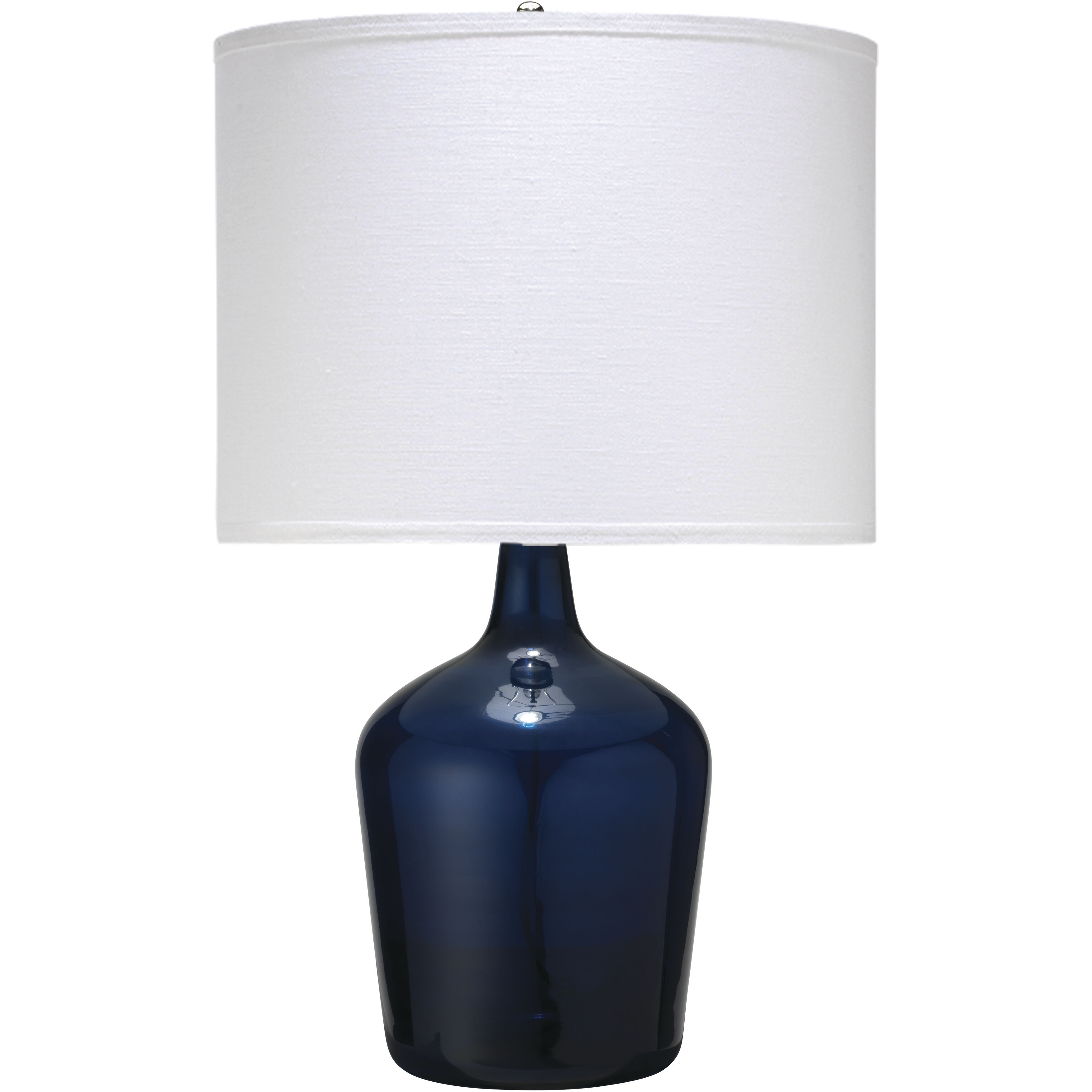 Jamie Young Co 1JAR MDBL Plum Jar 29 inch 150.00 watt Navy Table
