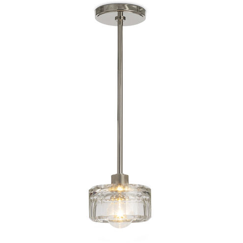 Bijoux 1 Light 7 inch Polished Nickel Pendant Ceiling Light