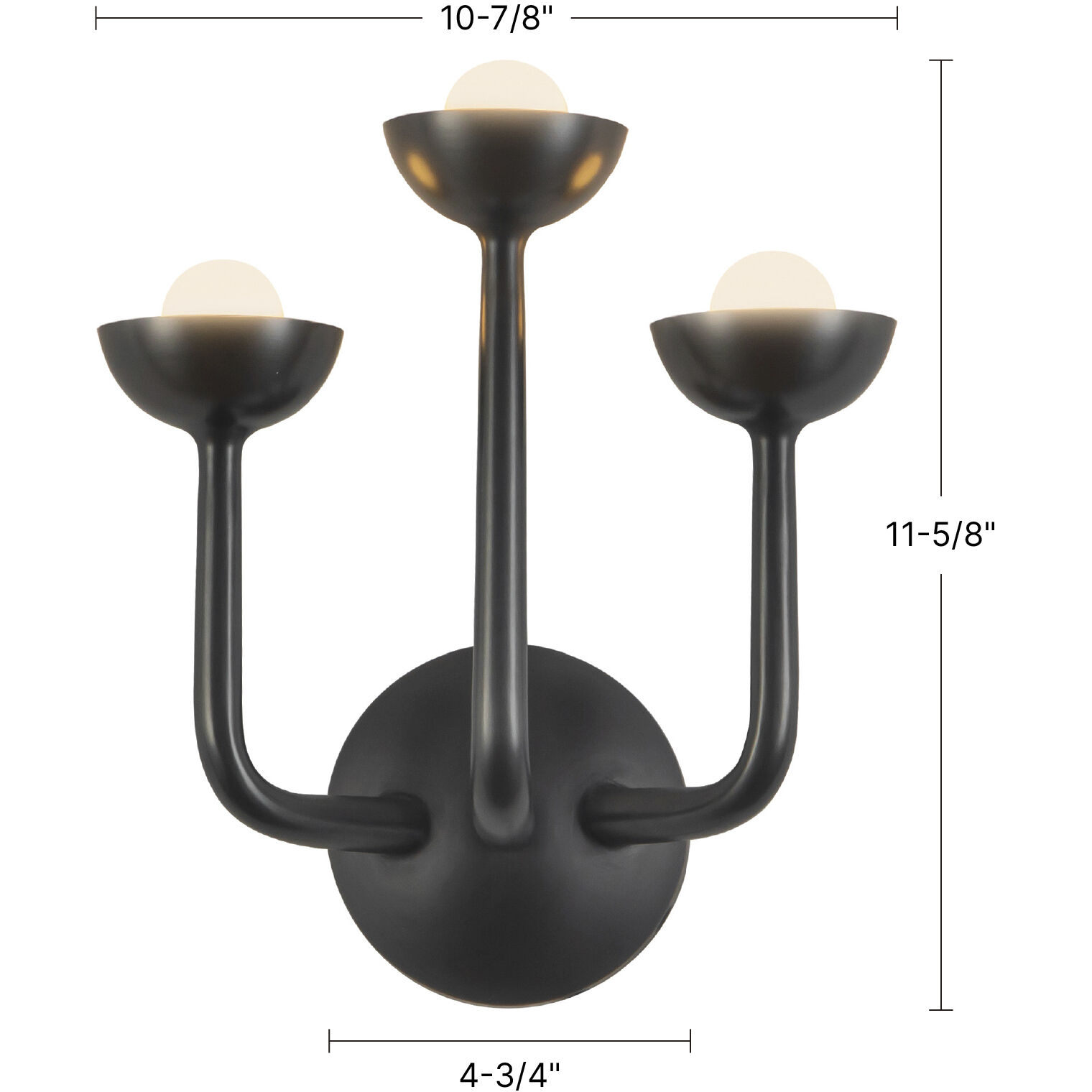 Spade 10.88 inch Urban Bronze Bath Vanity Light Wall Light
