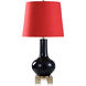 Dann Foley 31 inch 100.00 watt Black and Gold Table Lamp Portable Light