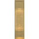 MOCO Rune LED 20 inch Heritage Brass Outdoor Wall Mount Lantern