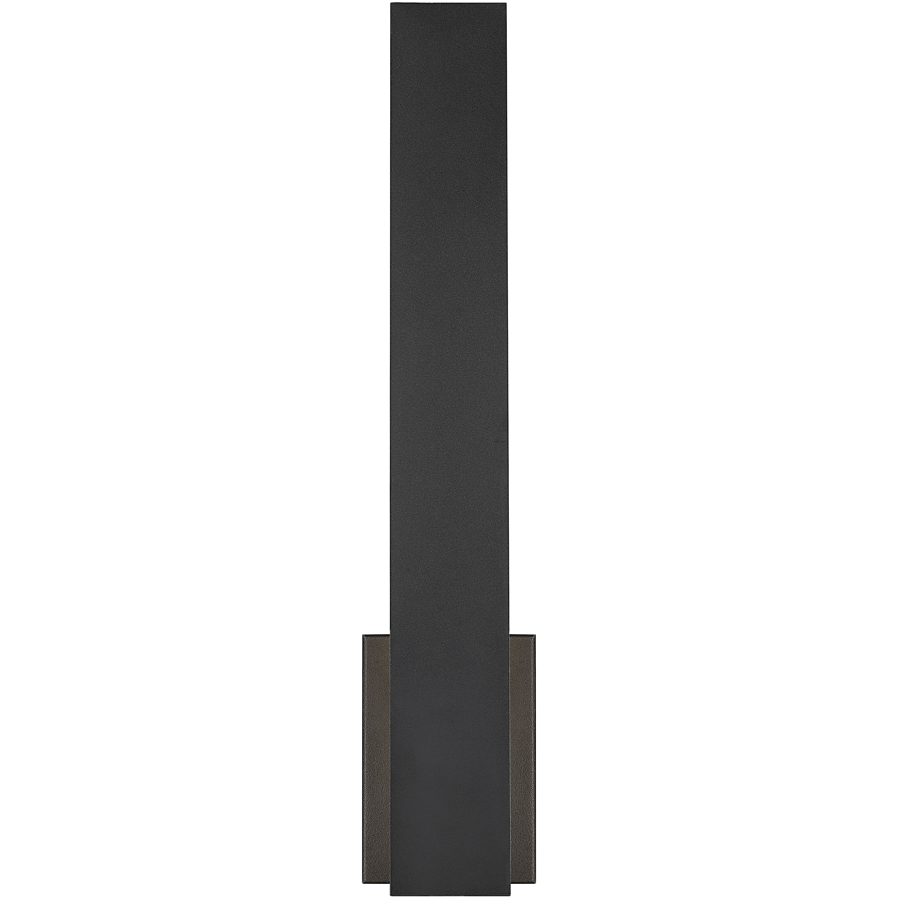 Stylet LED 24 inch Sand Black Outdoor Wall Light