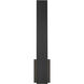 Stylet LED 24 inch Sand Black Outdoor Wall Light