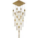 Canada 25 Light 28 inch Gold Chandelier Ceiling Light