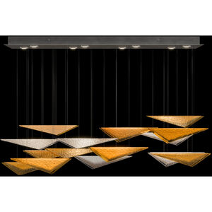 Volo 8 Light 58 inch Silver Pendant Ceiling Light