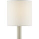 Grasscloth Off-White 5 inch Drum Chandelier Shade