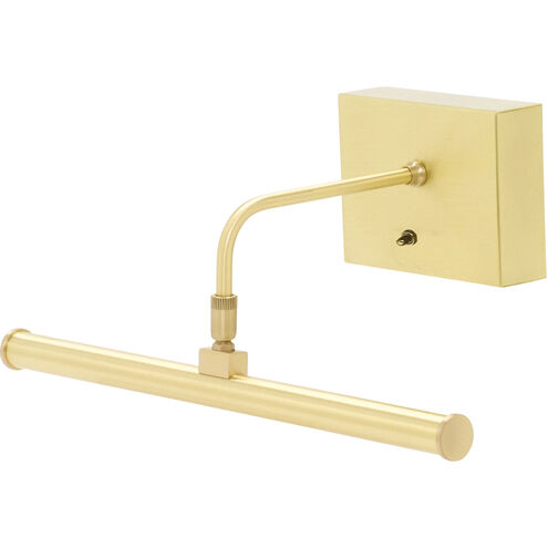 Slim-line 3.2 watt 13 inch Satin Brass Picture Light Wall Light, Battery Operated