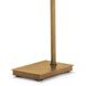 Virtue 65 inch 100.00 watt Natural Brass Floor Lamp Portable Light