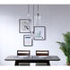 Gene 3 Light 17 inch Chrome Pendant Ceiling Light