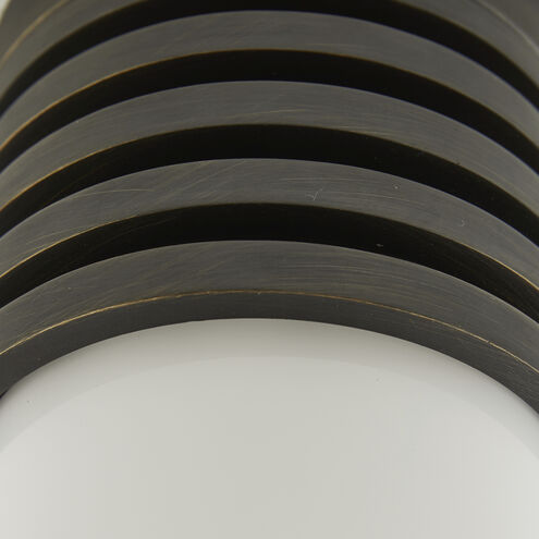 Rune 1 Light 5 inch English Bronze Flush Mount Ceiling Light