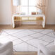 Contemporary Luxe 130 X 94 inch Black/White Rug in 8 x 11